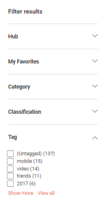 Sharpr Hierarchy - tags